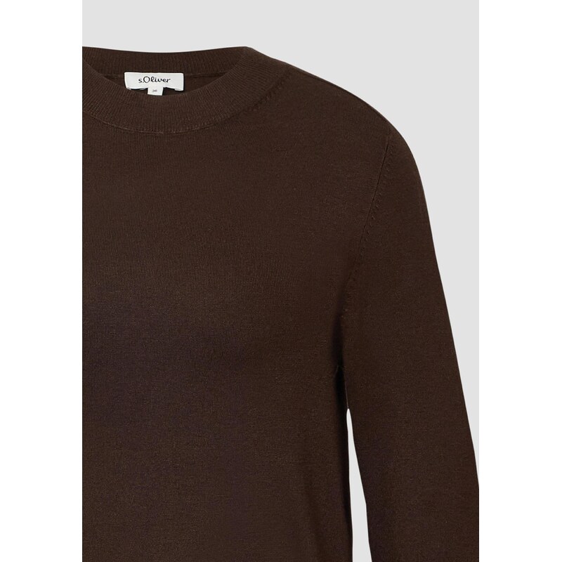 s.Oliver Pletena obleka temno rjava