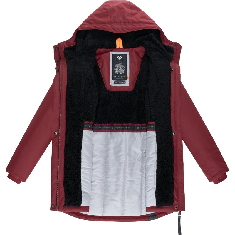 Ragwear Zimska jakna 'Elsien' bordo