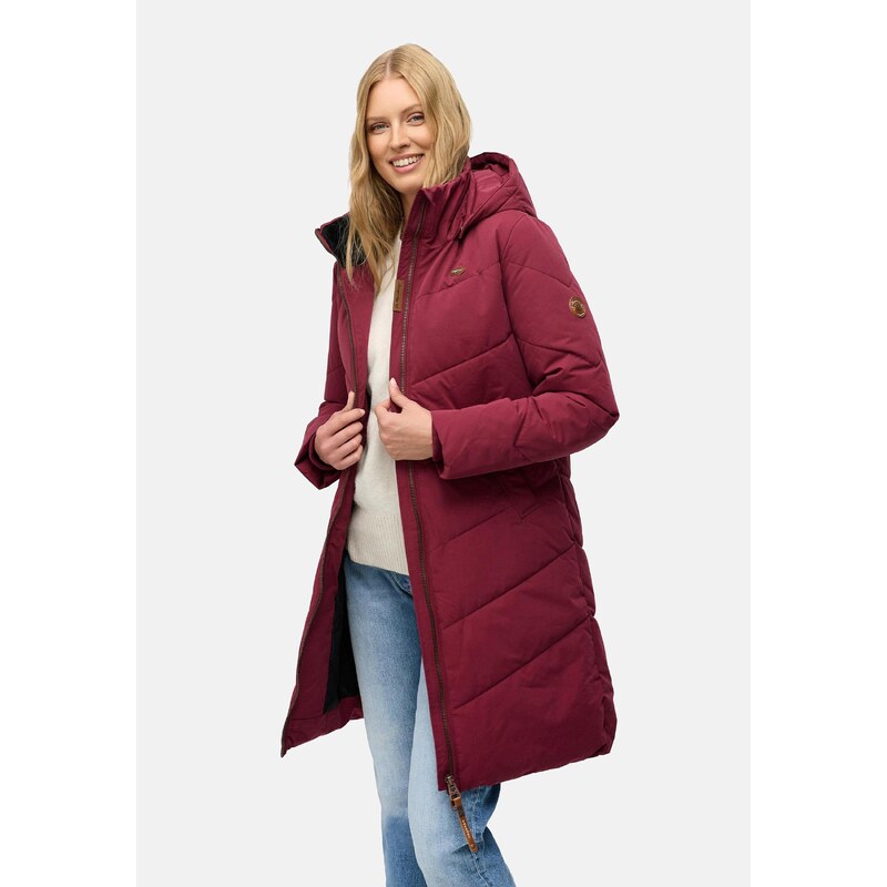 Ragwear Zimski plašč 'Rebelka' bordo