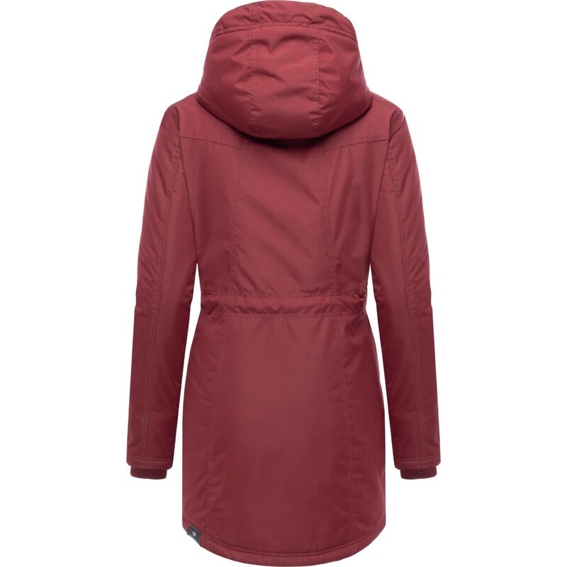 Ragwear Zimska jakna 'Elsien' bordo