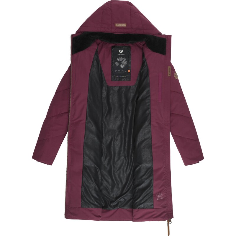 Ragwear Zimski plašč 'Rebelka' bordo