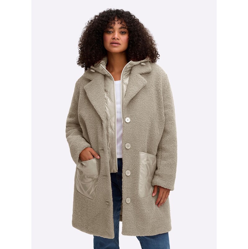 SHEEGO Prehodna jakna pastelno zelena