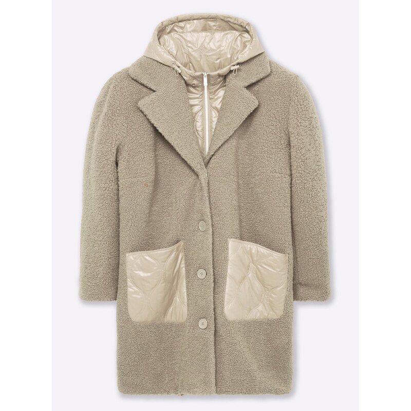 SHEEGO Prehodna jakna pastelno zelena