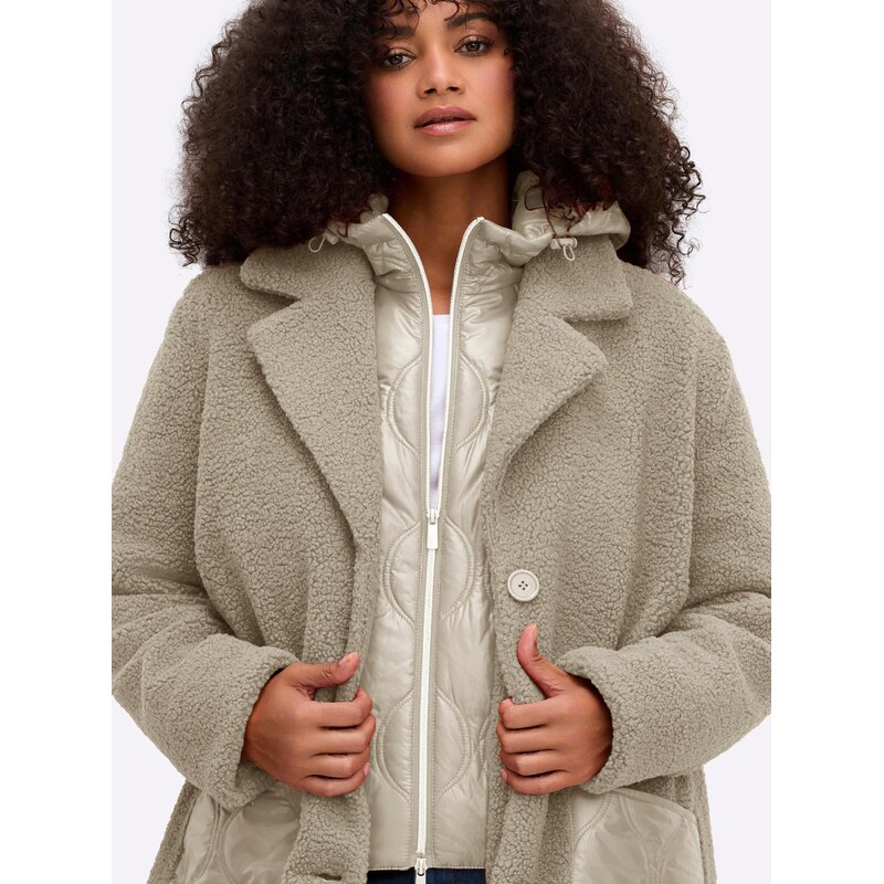 SHEEGO Prehodna jakna pastelno zelena