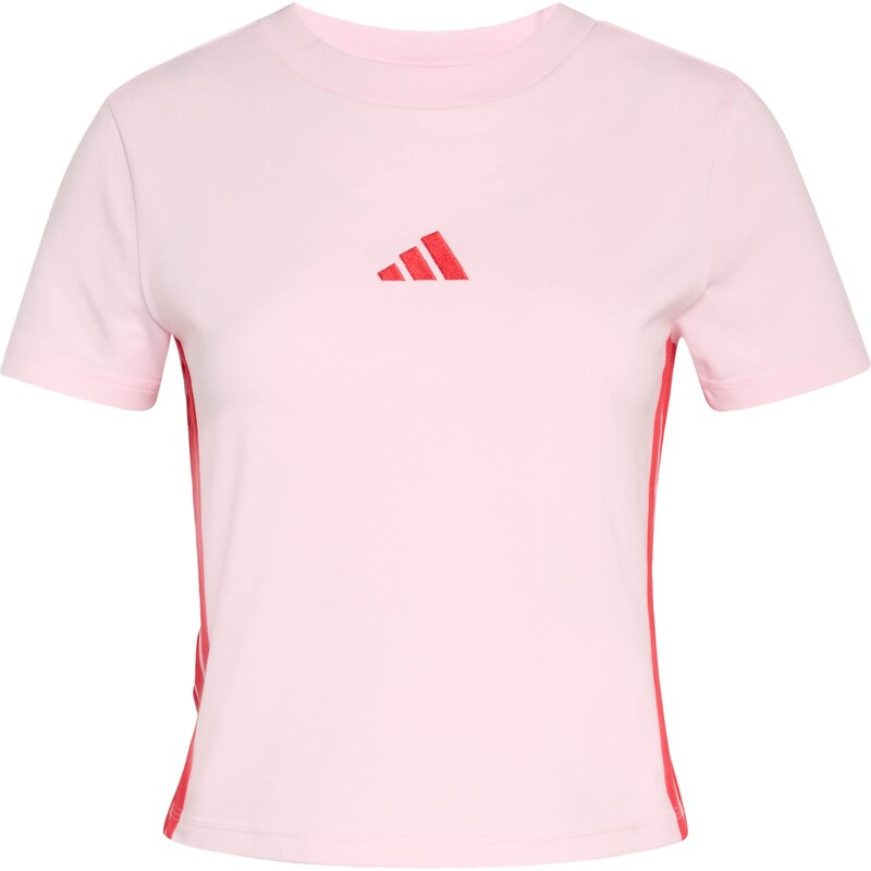 ADIDAS SPORTSWEAR Funkcionalna majica 'Essentials' roza / rdeča