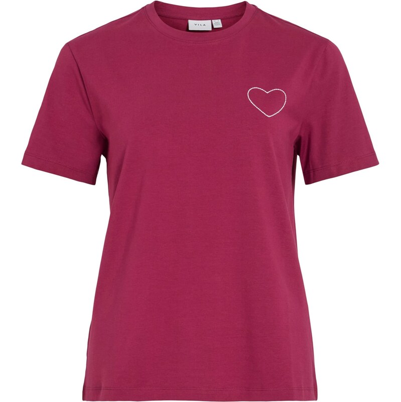 VILA Majica 'VINORA' vinsko rdeča