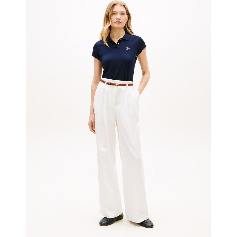 TOMMY HILFIGER Majica '1985' temno modra