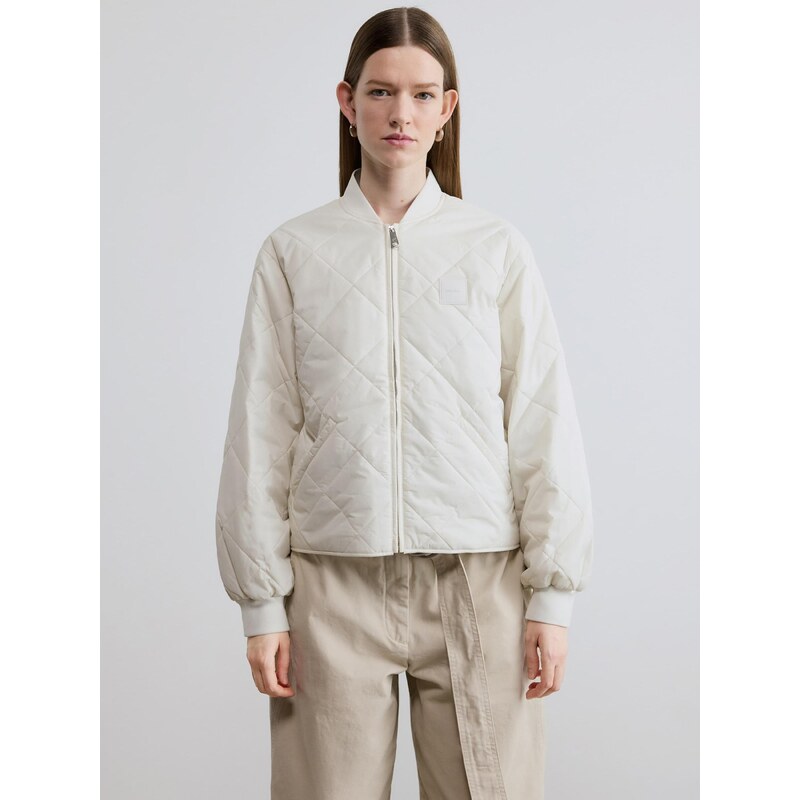 Calvin Klein Jeans Prehodna jakna naravno bela