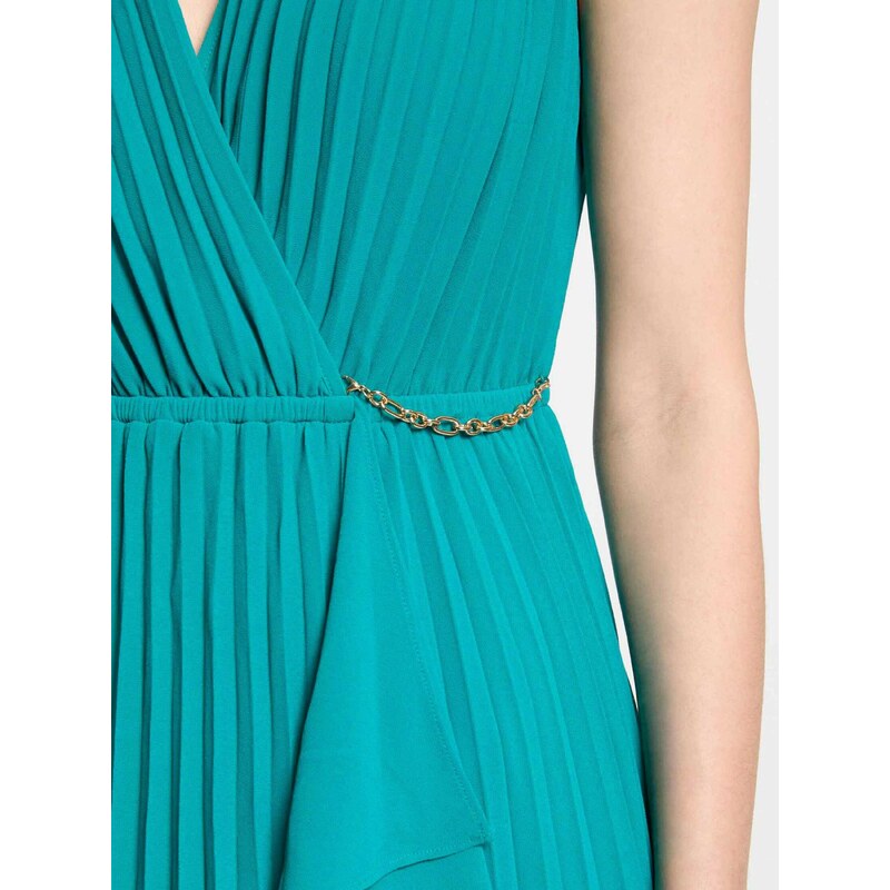 Morgan Večerna obleka cijansko modra