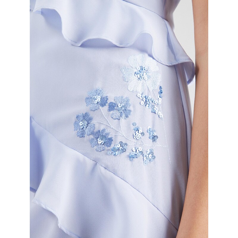 Maya Deluxe Večerna obleka modra / pastelno modra