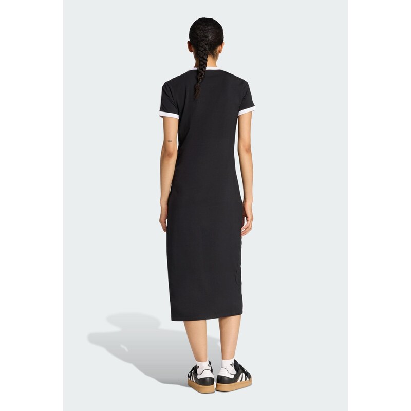 ADIDAS ORIGINALS Obleka '3 STRIPES DRESS' črna / bela