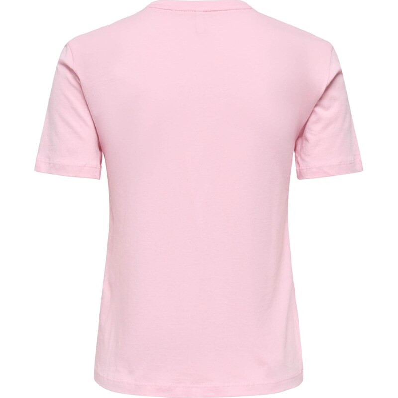 ONLY Majica 'ONLKITA' svetlo zelena / roza / svetlo roza / karminsko rdeča