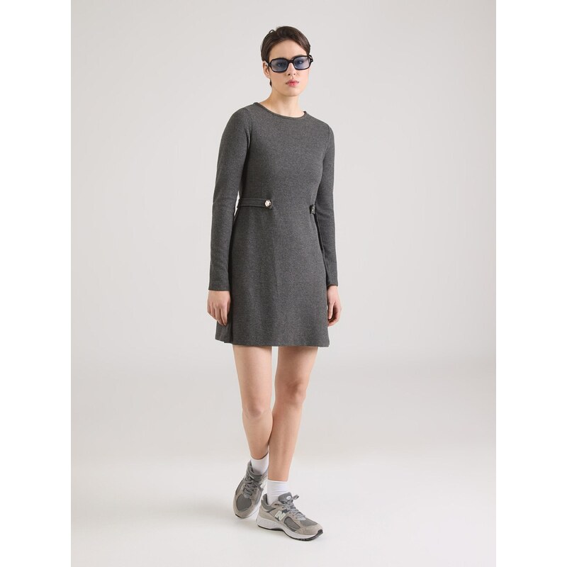 ABOUT YOU Pletena obleka 'Manja' antracit