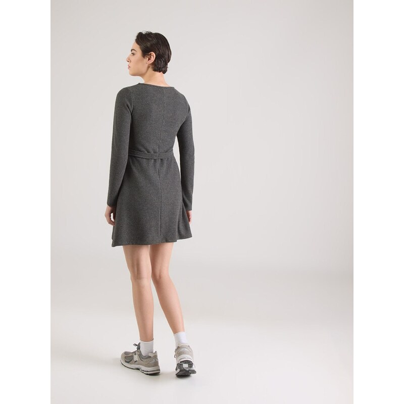 ABOUT YOU Pletena obleka 'Manja' antracit