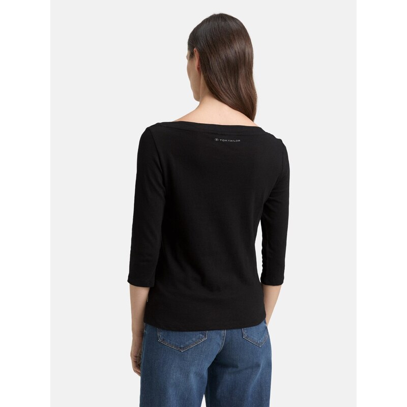 TOM TAILOR Majica črna