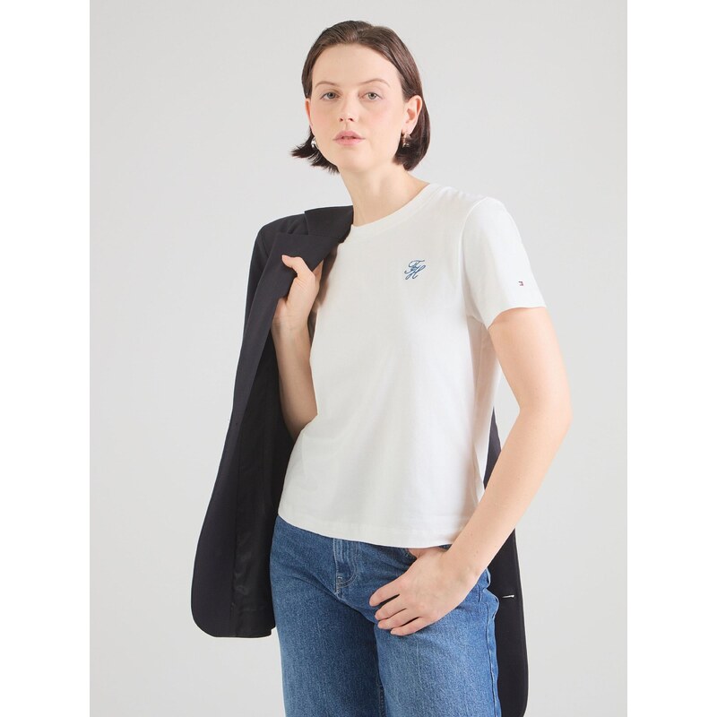 TOMMY HILFIGER Majica modra / bela