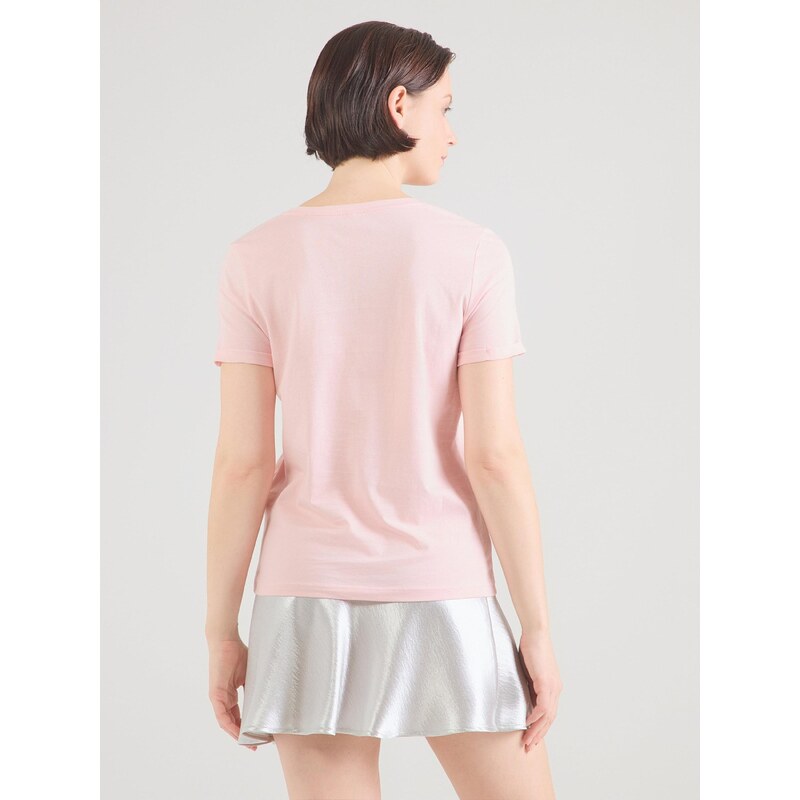 ONLY Majica 'ONLKita' roza / srebrna