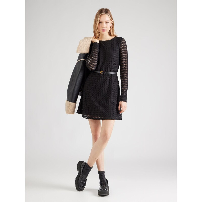 ABOUT YOU Pletena obleka 'Sofia' črna