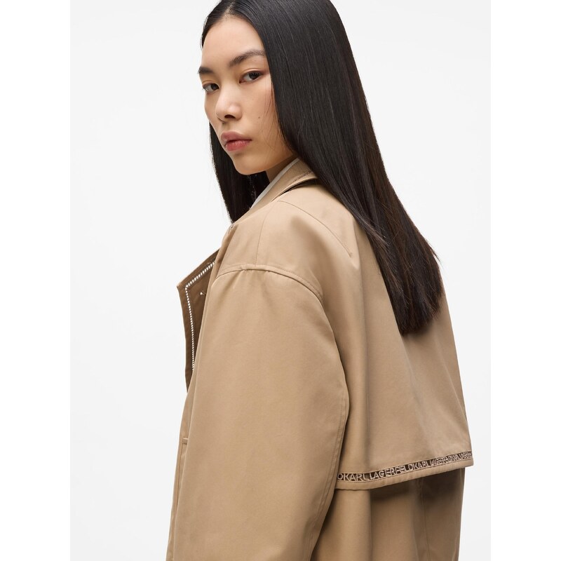 Karl Lagerfeld Prehoden plašč brokat