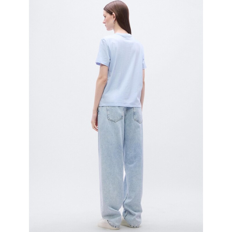 Calvin Klein Jeans Majica modra / svetlo modra