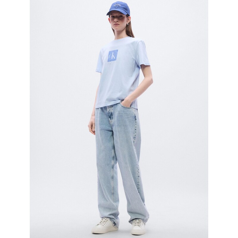 Calvin Klein Jeans Majica modra / svetlo modra