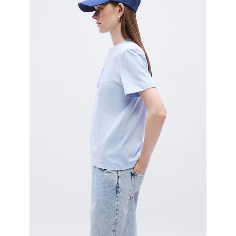 Calvin Klein Jeans Majica modra / svetlo modra