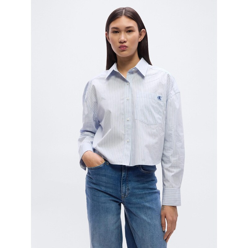 Calvin Klein Jeans Bluza modra