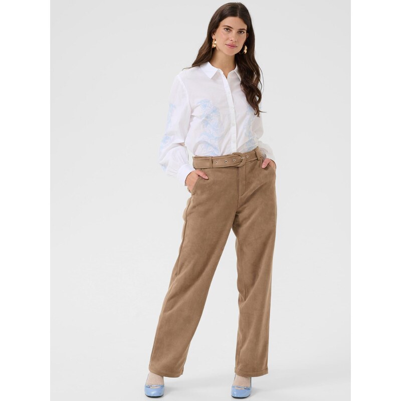 Cream Chino hlače 'CRCala' temno bež