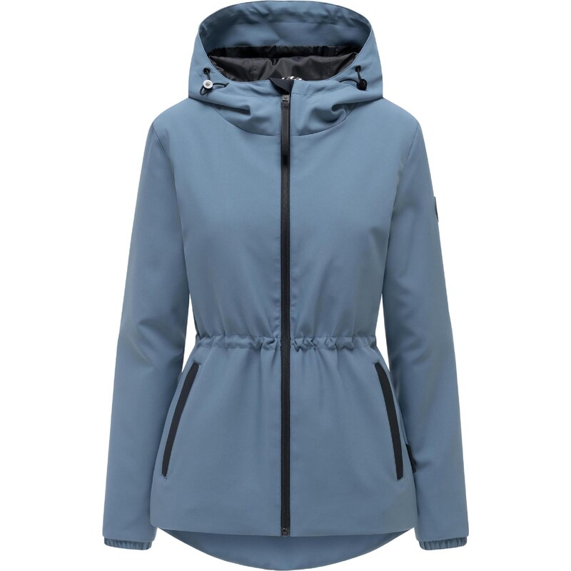 MARIKOO Funkcionalna jakna 'Katzilein 16' golobje modra / črna