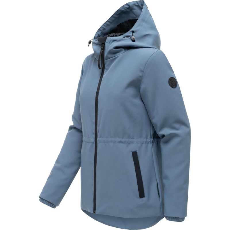 MARIKOO Funkcionalna jakna 'Katzilein 16' golobje modra / črna