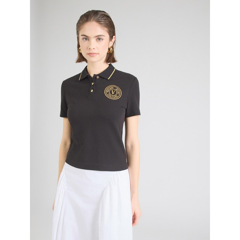 Versace Jeans Couture Majica '80HAGT02' črna