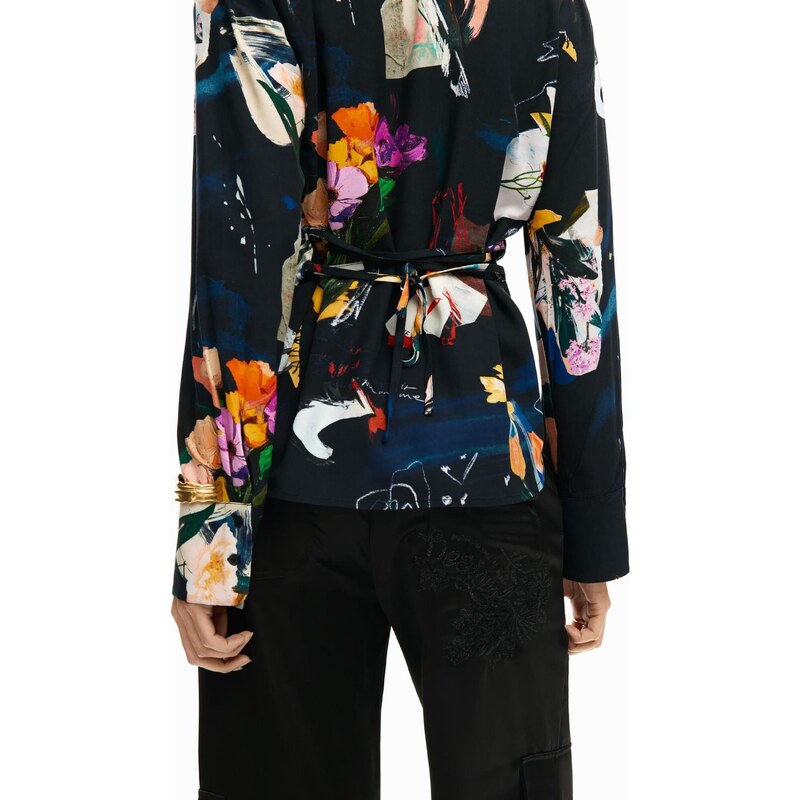 Desigual Majica mešane barve / črna