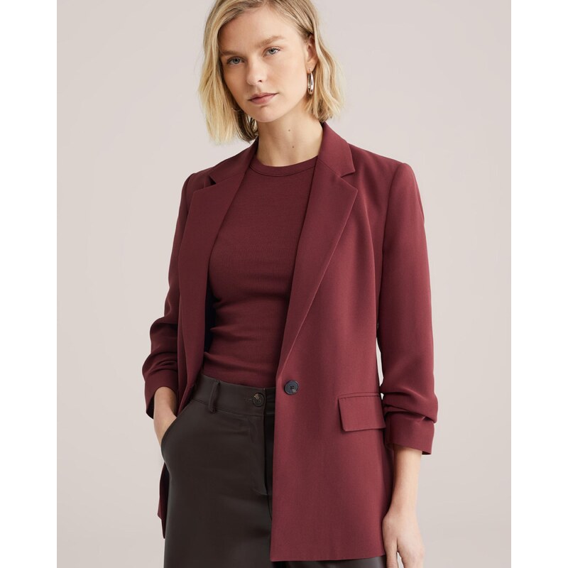 WE Fashion Blazer vinsko rdeča