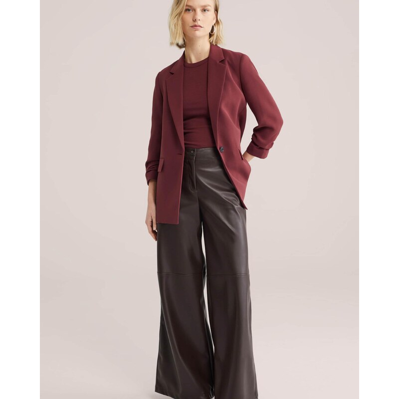 WE Fashion Blazer vinsko rdeča