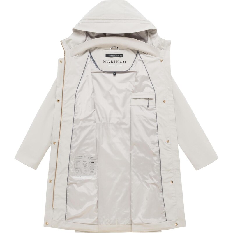 MARIKOO Prehodna jakna 'Zilandaa 16' bela