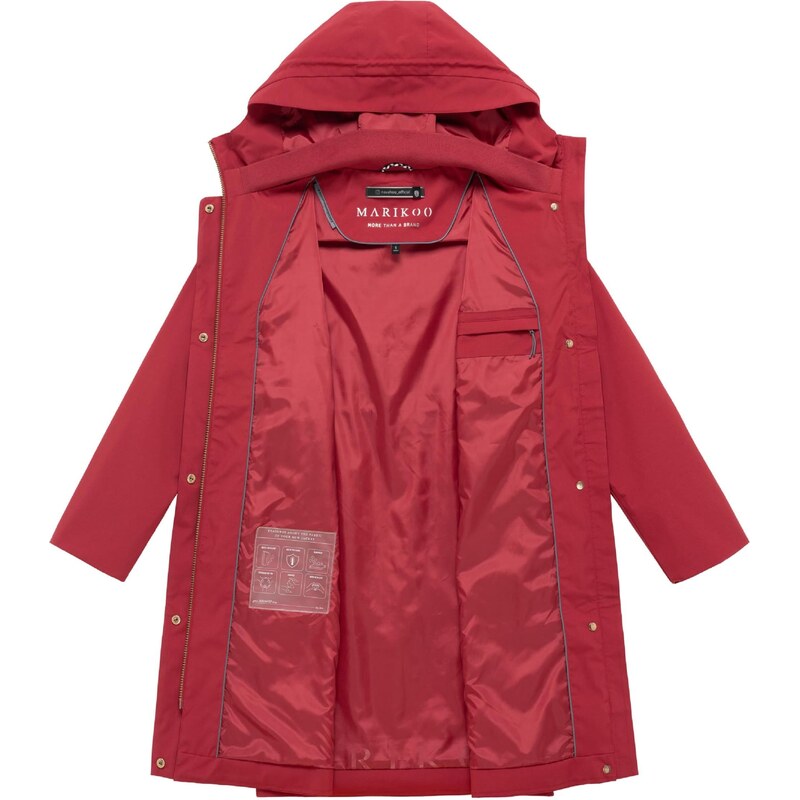 MARIKOO Prehodna jakna 'Zilandaa 16' rdeča