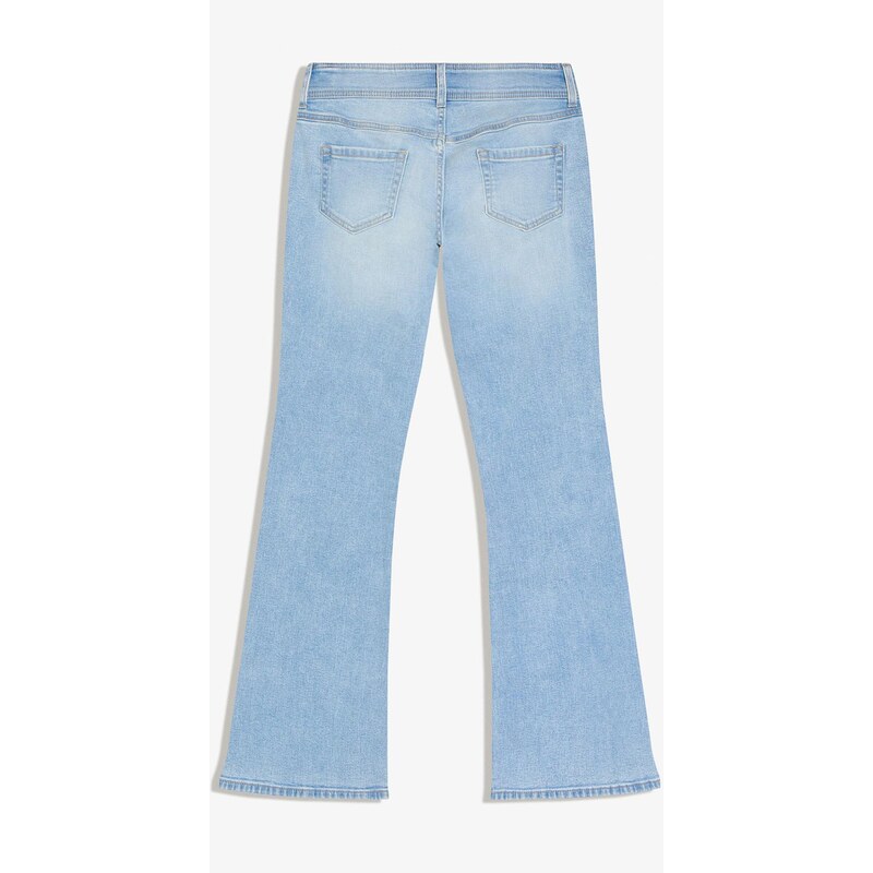 Bershka Kavbojke moder denim