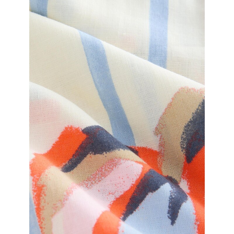 Next Hlače svetlo modra / svetlo roza / bela