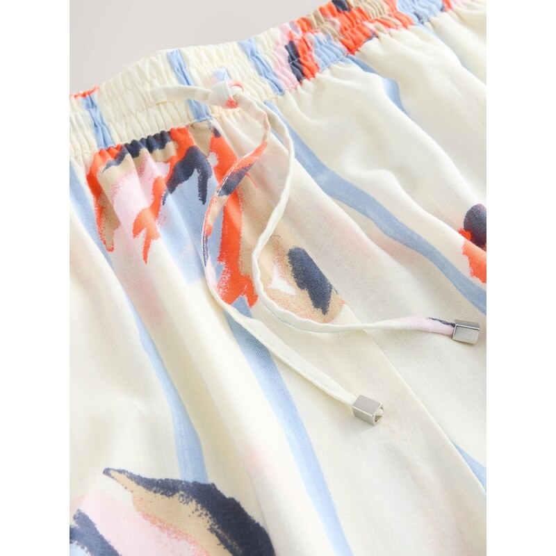 Next Hlače svetlo modra / svetlo roza / bela