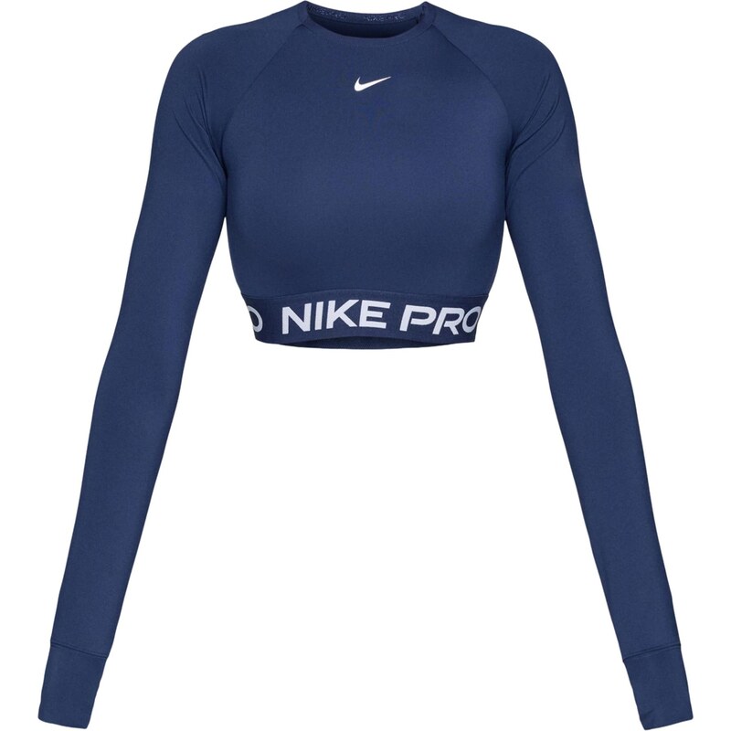 NIKE Funkcionalna majica 'Pro' mornarska / bela