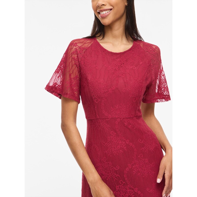 VILA Večerna obleka 'VIFemma' brusnica