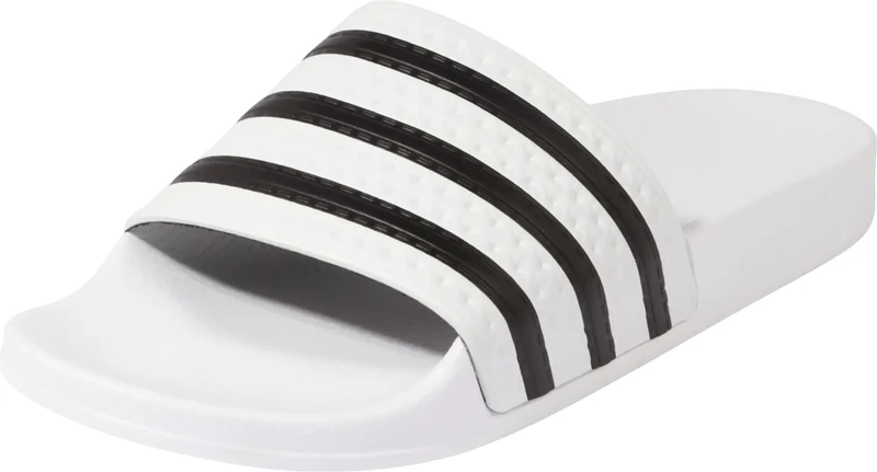 ADIDAS ORIGINALS Nizki natikači 'Adilette' črna / bela