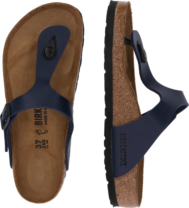 BIRKENSTOCK Japonke 'Gizeh' temno modra