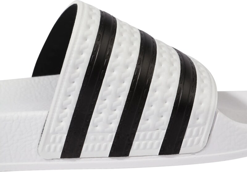 ADIDAS ORIGINALS Nizki natikači 'Adilette' črna / bela