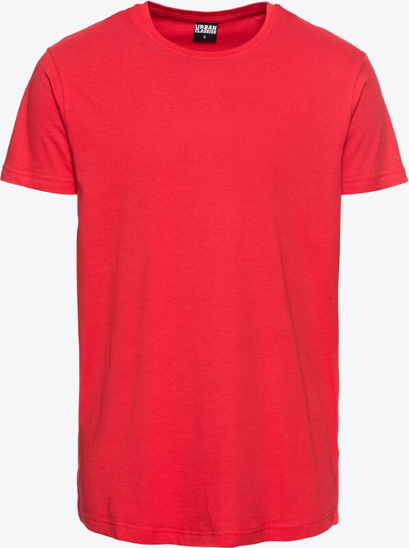 Urban Classics Majica ognjeno rdeča