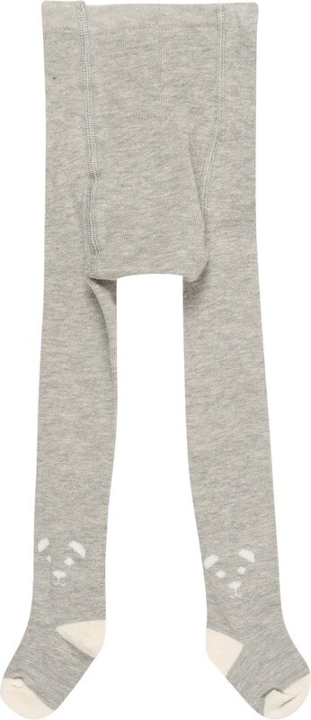 JACKY Hlačne nogavice pegasto siva / bela