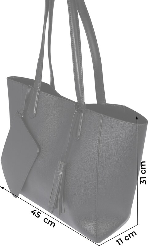 ABOUT YOU Nakupovalna torba 'Mona' črna