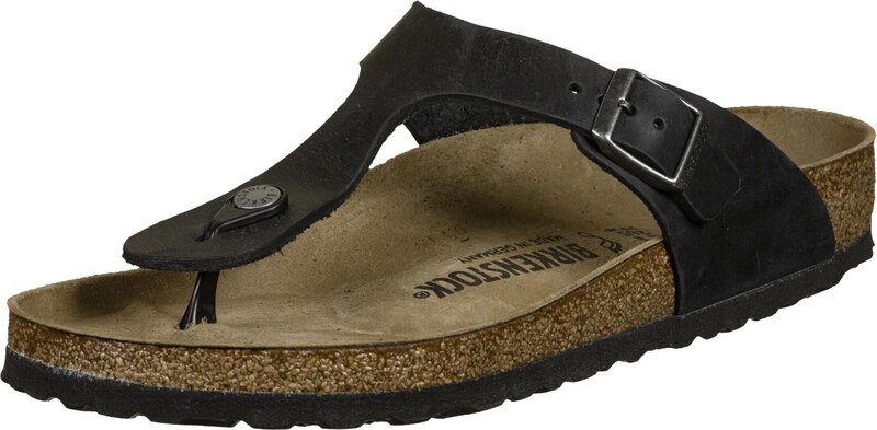 BIRKENSTOCK Japonke 'Gizeh' črna