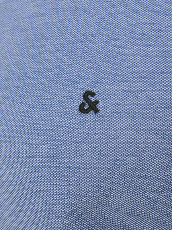 JACK & JONES Majica 'JJEPaulos' nočno modra / progasto modra