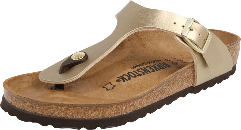 BIRKENSTOCK Japonke 'Gizeh' zlata